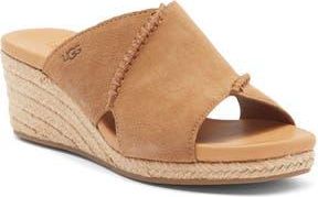 UGG Taia Wedge Heel Sandal in Chestnut at Nordstrom Rack, Size 11