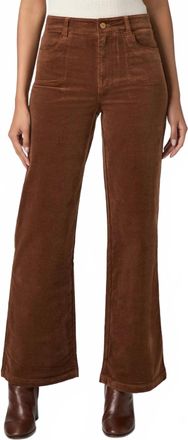 Paige Anessa Wide Leg Pant In Maple Brown