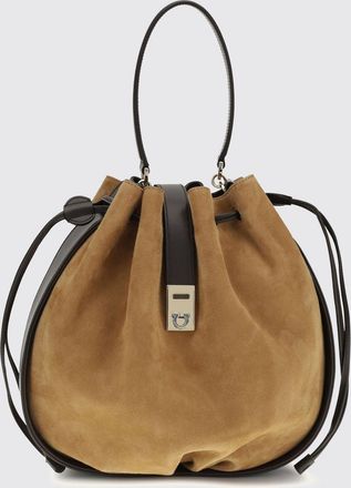 Ferragamo Borsa a secchiello Hug Ferragamo in camoscio