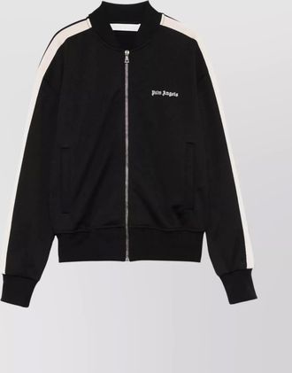 Palm Angels stylish bomber jacket contrast stripe