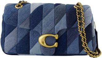 Coach Patchwork Denim Tabby Shoulder Bag 26