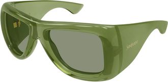 Saint Laurent Sunglasses, unisex, Green, Size: 63 MM SL 902 Howl Sunglasses