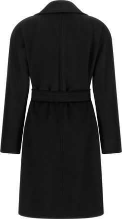 Max Mara Womens Black Wool Coat Clothing