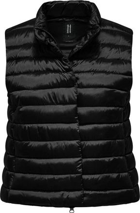 Bomboogie Waxed Nylon Gilet - Dames - Jassen - Zwart - Maat: XL Nylon