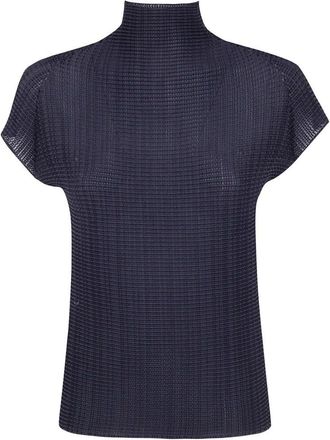 Issey Miyake Wooly Pleats Bk Wt 66 Shirt