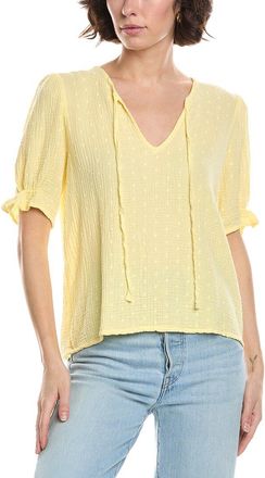 Michael Stars Genevieve Puff Sleeve Top
