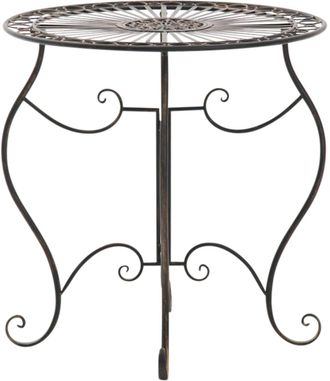 Clp Mesa redonda de exterior para 4 personas en Metal Bronce