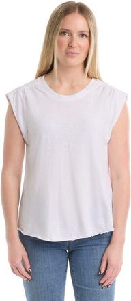 Wilt Ruched Shoulder Tee in White at Nordstrom, Size X-Small