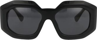 Versace Stijlvolle zonnebril met model 0Ve 4424U - Dames - Zonnebrillen - Zwart - 56 MM - Accessoires
