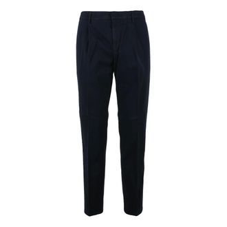 Dondup Heren, Broeken, Blauw, Maat: W31 Katoen