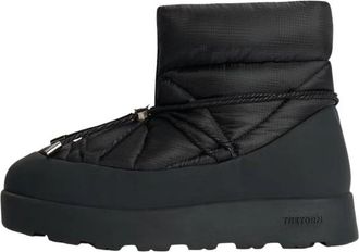 Tretorn Iluna Hybrid - Dames - Snowboots - Zwart - 40 EU - Leer - Fitness