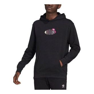 adidas Mens adidas originals Logo Pullover Black HI5265