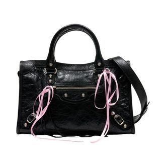 Balenciaga Tassen, Dames, Zwart, ONE Size, Katoen, Le City Small Bag