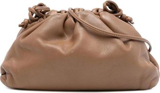 Bottega Veneta Pre-owned Cross Body Bags, female, Brown, Size: ONE SIZE Pre-owned Leather Clutch Bag