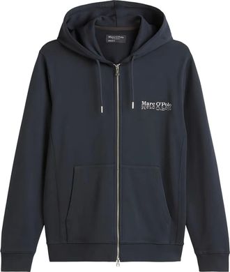 Marc O'Polo Felpa con cappuccio e zip - Blu