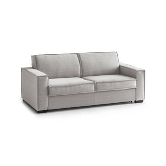 Talamo Italia Sofa Cama Daabi, Gran Sof&aacute; De 2 Plazas, 100% Made In Italy, Sof&aacute; De Sal&oacute;n Con Apertura Giratoria, En Tela Acolchada, Con Reposabrazos Delgados, Cm 180