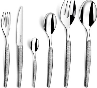 Lou Laguiole Cuberter&iacute;a Mesa 50 piezas Acero inoxidable Acero