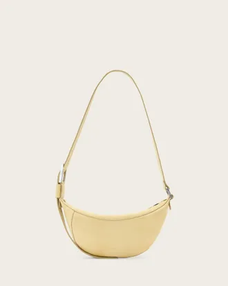 AllSaints Luna Slouchy Leather Crossbody Bag