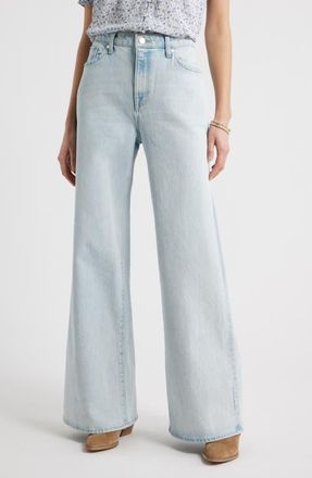 Treasure & Bond High Waist Wide Leg Jeans in Extreme Wash at Nordstrom, Size 25