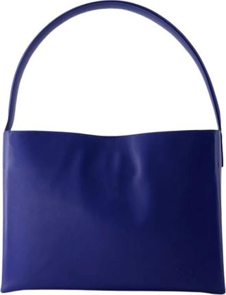 Ines De La Fressange Leonore L Schoudertas - Dames - Schoudertassen - Blauw - ONE Size - Leer - Tassen