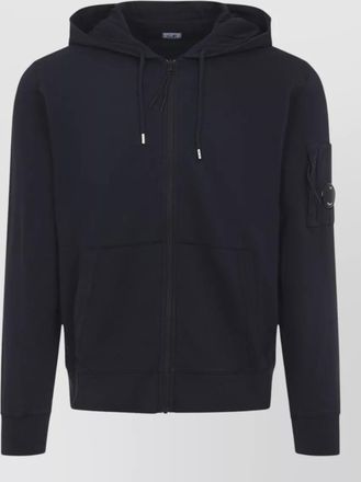C.P. Company zip hoodie total eclipse lens