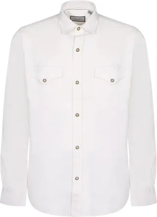 Canali Hombre, Camisas, Blanco, Talla: XL