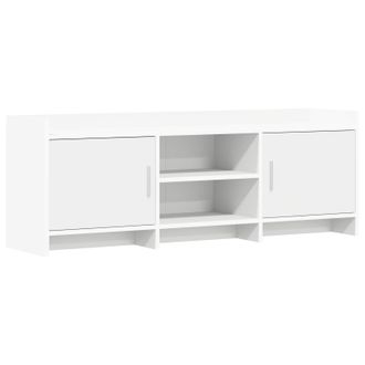 vidaXL Mueble De Tv 130 X 33 X 47 Cm Blanco Madera De Ingenier&iacute;a Vidaxl