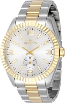 Invicta Specialty Quartz Silver Dial Mens Watch 49385