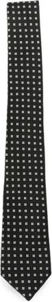 Tom Ford Tie Silk Sti003.S0385 Nwa Black White
