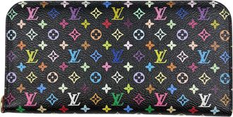 Louis Vuitton Monogram Multicolore Black Noir Monogram Multicolore Long Wallet (Bi-Fold) (Pre-Owned)