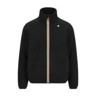 K-Way K-Way, Light Jackets, male, Black, Size: S Sherpa Polar Jacket with Zipper