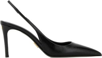 Prada Pumps in pelle con tacco - Nero