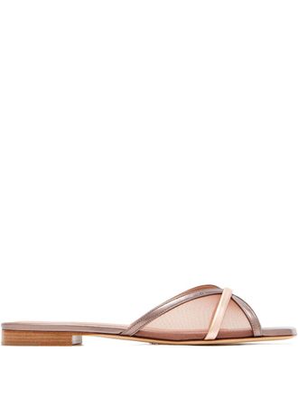 Malone Souliers Malone criss cross strap sandals - White