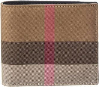 Burberry Check Canvas Bifold Wallet