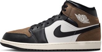 Nike Jordan Mens Air Jordan 1 Mid Shoes in Black | DQ8426-007