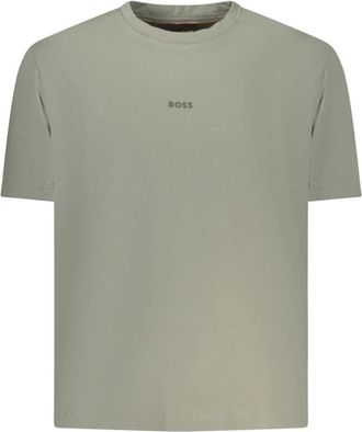 HUGO BOSS Hugo, T-Shirts, male, Green, Size: 2XL Classic Cotton Crew Neck T-Shirt