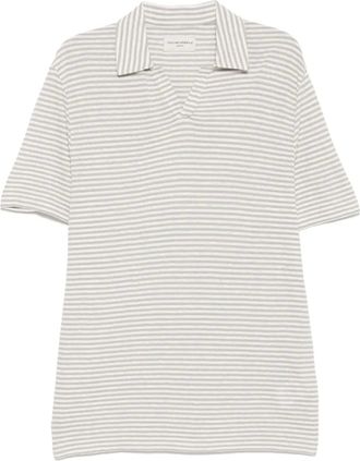 Officine Générale Polo a maniche corte - Grigio