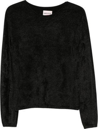 Semicouture Round-neck Truien - Dames - Ronde hals truien - Zwart - XS - Truien & Vesten