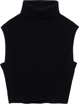 SIMKHAI Truien & Vesten, Dames, Zwart, M, Zwarte Top met Stijl