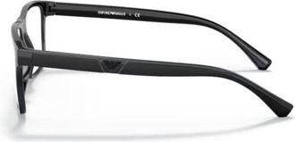 Emporio Armani 0ea4115 Rectangular Eyeglasses and Sunglasses with Black Frame
