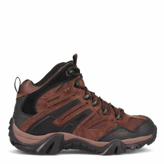 Wolverine Mens Wilderness Waterproof Hiking Boots In Brown