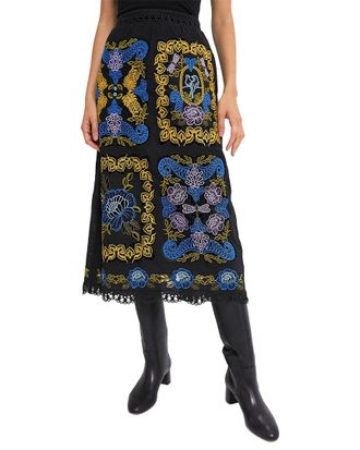 Farm Rio Farm Rio Richelieu Midi Skirt