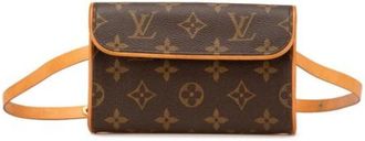 Louis Vuitton Pre-owned Plastic louis-vuitton-bags - Dames - Vintage Heuptassen - Bruin - ONE Size - Leer - Vintage