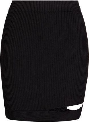 8 by YOOX CUT OUT KNIT MINI SKIRT