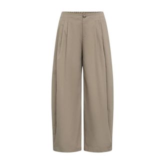 Sisters Point Dames, Broeken, Beige, Maat: M Poliester