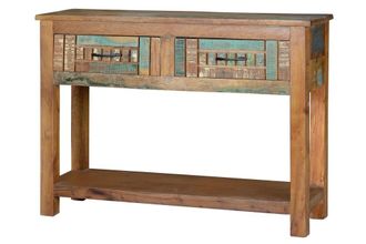 Giner&Colomer Consola exclusiva madera reciclada multicolor