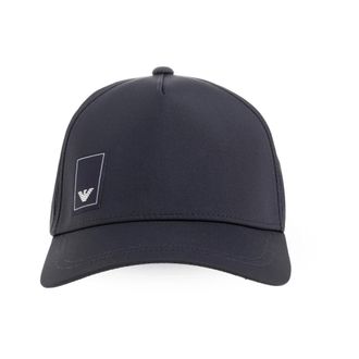 Emporio Armani Logo Baseball Cap - unisex - Petten - Blauw - ONE Size - Polyester - Accessoires