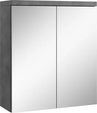 Badplaats Badplaats Armario Espejo Toledo 60 X 20 X 60 Cm - Gris Oscuro