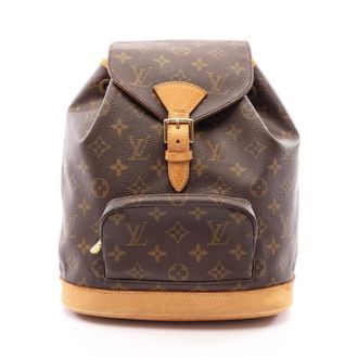 Louis Vuitton Brown Monogram Monogram Leather Backpack (Pre-Owned)