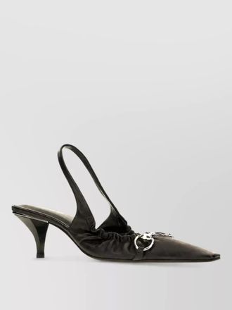 Gucci leather mules